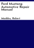 Ford_Mustang_automotive_repair_manual