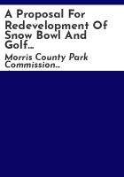A_proposal_for_redevelopment_of_Snow_Bowl_and_golf_course_development_in_Jefferson_Township__N_J