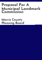 Proposal_for_a_municipal_landmark_commission